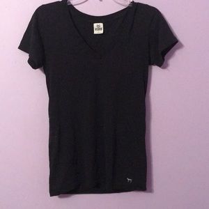 VS Pink Black V-Neck Tee
